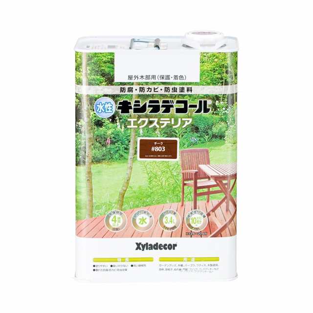 大阪ガスケミカル 水性キシラデコール エクステリアS 3.4L チークの通販は
