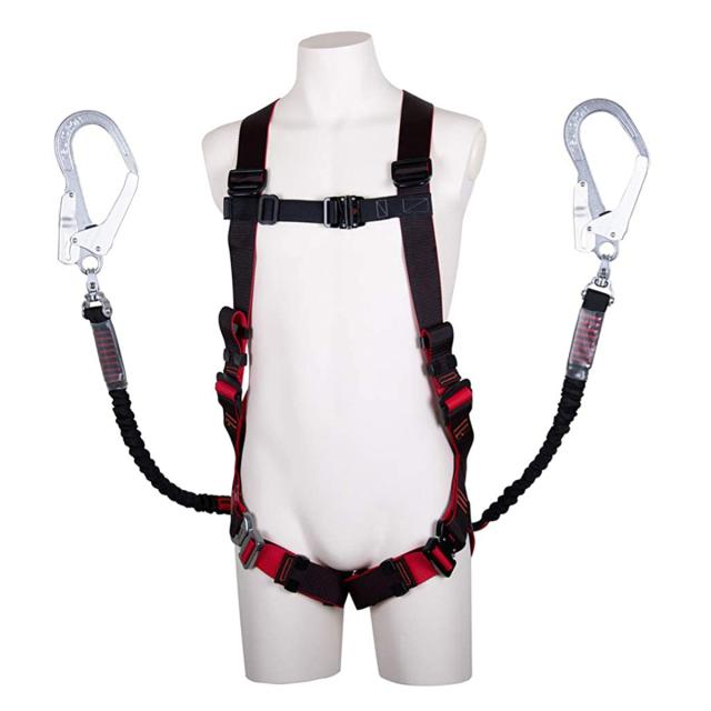 藤井電工 ツヨロン フルハーネス型レヴォハーネスＬ ノビロンランヤード2本付 TH508-2NV93SVOTBKRL2R23BX