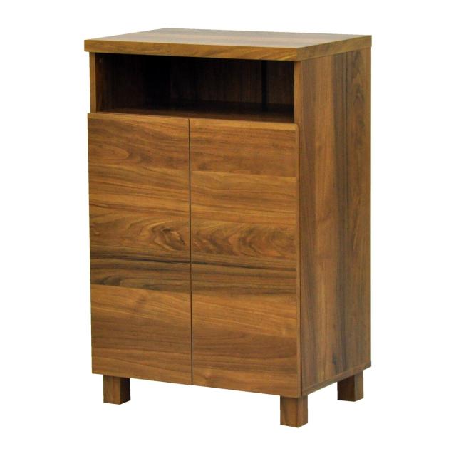 エイ・アイ・エス ロスタ モクトビラキャビネット60 ブラウン LST-9062WD BR 【メーカー直送・代引不可・置配不可】