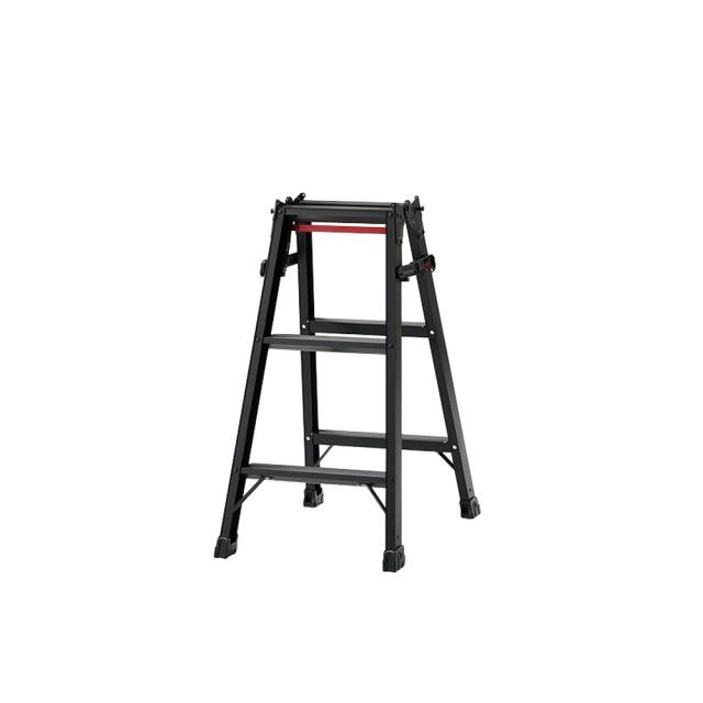 【法人限定】長谷川工業 はしご兼用脚立3尺 踏ざん幅広 ブラックレーベル RHB-09a 【メーカー直送・代引不可・置配不可・配送地域限定】の通販は