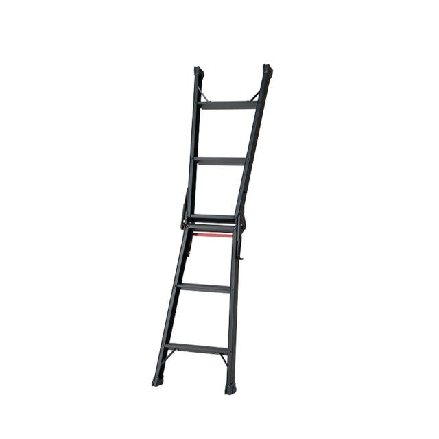 【法人限定】長谷川工業 はしご兼用脚立3尺 踏ざん幅広 ブラックレーベル RHB-09a 【メーカー直送・代引不可・置配不可・配送地域限定】