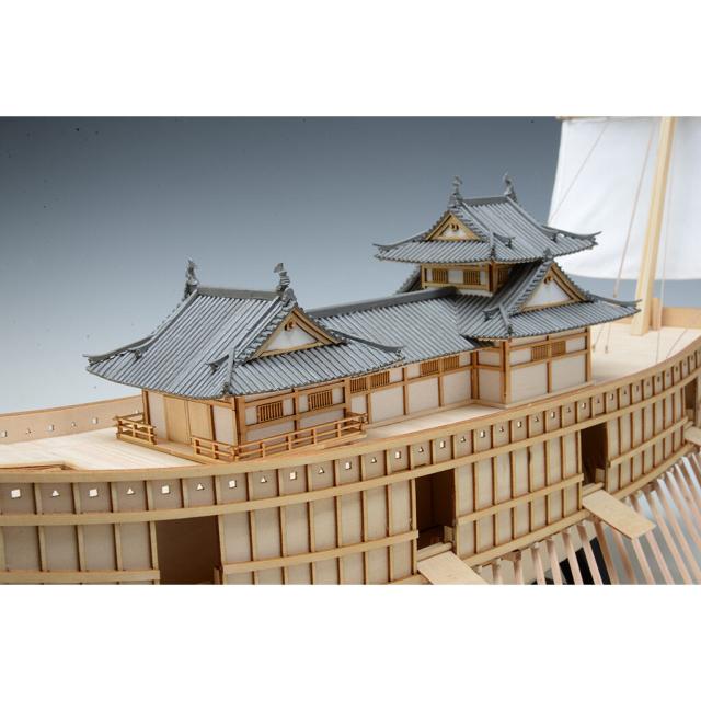 ウッディジョー 木製建築模型 1/100 安宅船_2