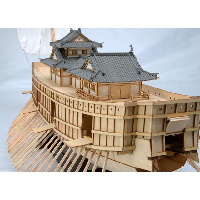 ウッディジョー 木製建築模型 1/100 安宅船_5