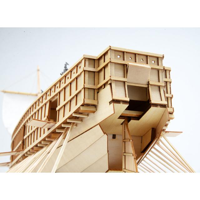 ウッディジョー 木製建築模型 1/100 安宅船_6