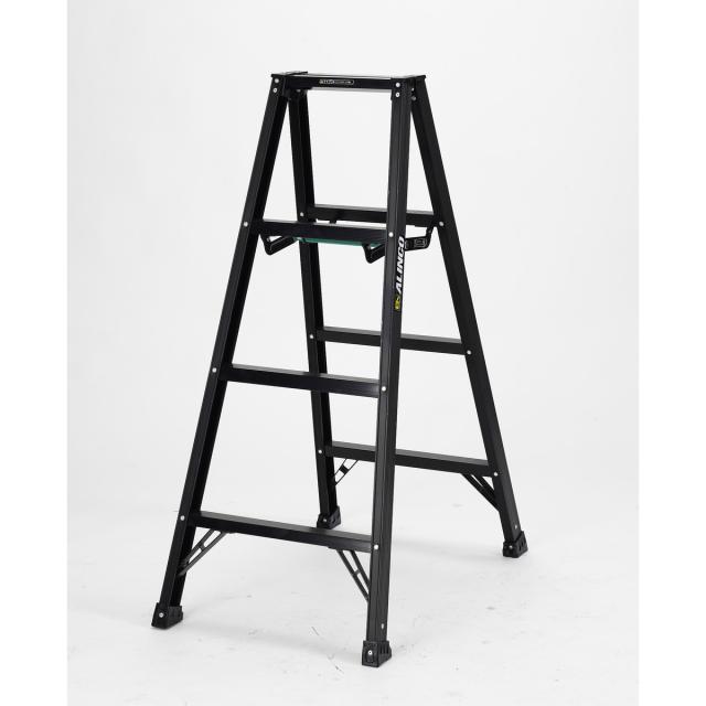 アルインコ 専用脚立4尺 ブラック BS120FX 【メーカー直送・代引不可・置配不可】の通販は