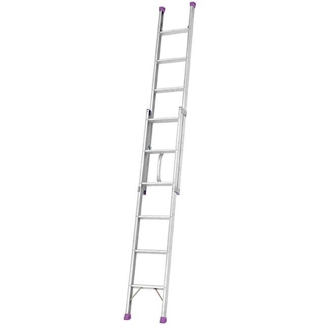 アルインコ ハンディロック式2連はしご 全長4.02m ANP40F 【メーカー直送・代引不可・置配不可・配送地域限定】の通販は