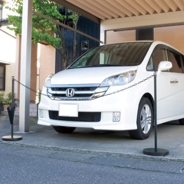 ダイム DAIM ゲートスタンド 高さ90cm×長さ3m ブラック ×2セット チェーンスタンド_1