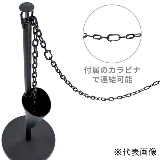 ダイム DAIM ゲートスタンド 高さ90cm×長さ3m ホワイト ×2セット チェーンスタンド_3