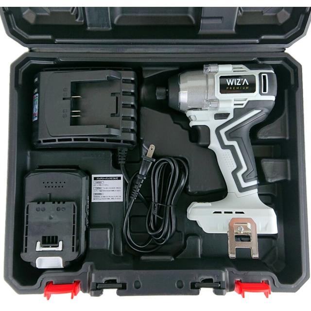 ウイザ WIZA 18V 充電式インパクトドライバー WZ-18IDBLS バッテリー・充電器付 アークランズ_5