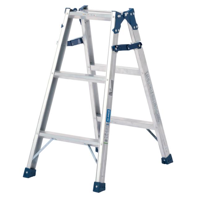 アルインコ アルミはしご兼用脚立3尺 MXA90W ステップ幅広 【メーカー直送・代引不可・置配不可】