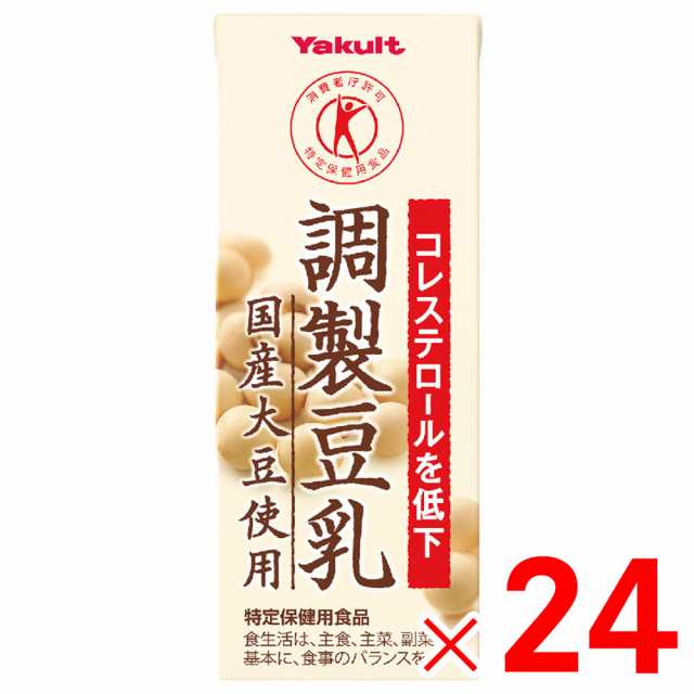 4ケースまで1個口 ヤクルト調製豆乳 国産大豆使用 200ml紙パック×24本入 ケース販売 (1301) [送料無料対象外]の通販はau PAY  マーケット アークランズオンライン au PAY マーケット支店 au PAY マーケット－通販サイト