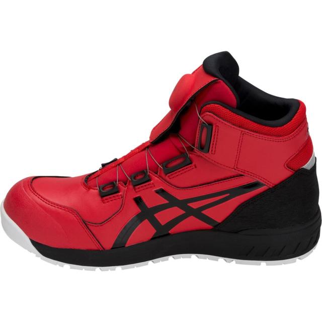 【在庫限り】アシックス 安全靴 ウィンジョブ CP304 BOA クラシックレッド×ブラック 25.0cm 1271A030.600