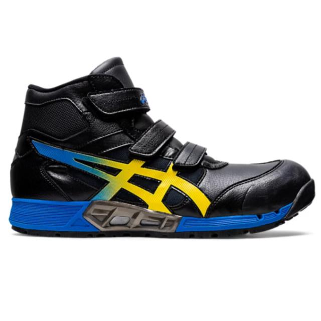 アシックス 安全靴 ウィンジョブ CP308 AC ブラック×ヴァイブラントイエロー 26.5cm 1271A055.001