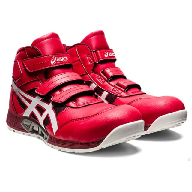 アシックス 安全靴 ウィンジョブ CP308 AC クラシックレッド×ホワイト 25.5cm 1271A055.600 9,920円