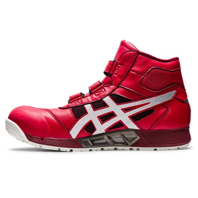 【在庫限り】アシックス 安全靴 ウィンジョブ CP308 AC クラシックレッド×ホワイト 25.0cm 1271A055.600