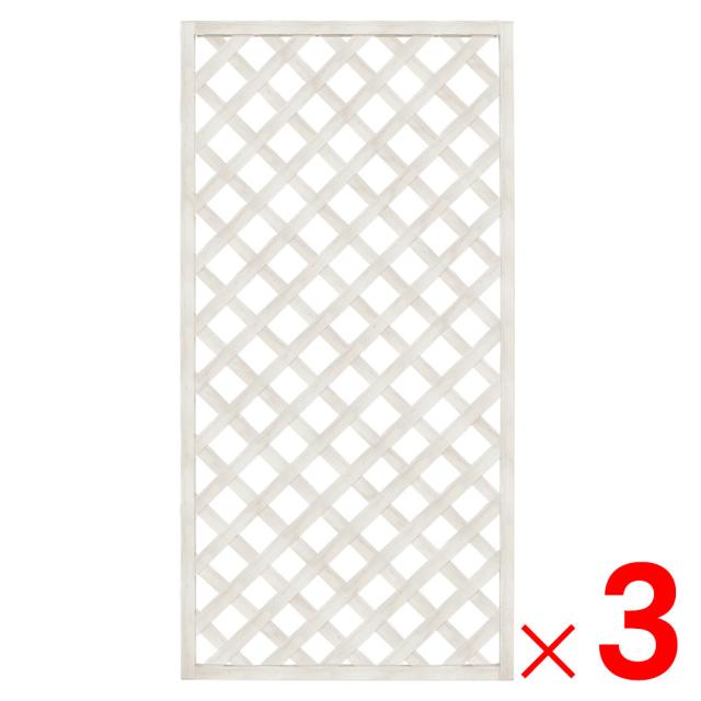レシナgラティス 高さ1800×幅900mm ホワイト色 人工木 ×3枚 セット販売　【家財おまかせ便】・配送地域限定