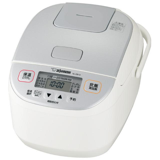 象印 マイコン炊飯ジャー 5.5合 ホワイト NL-DB10-WA
