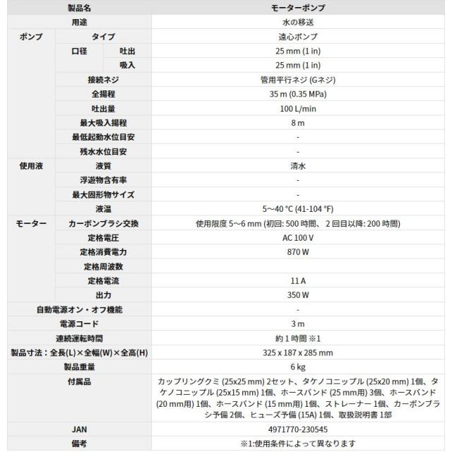 工進 モーターポンプ ハウスメイト MG-25_1