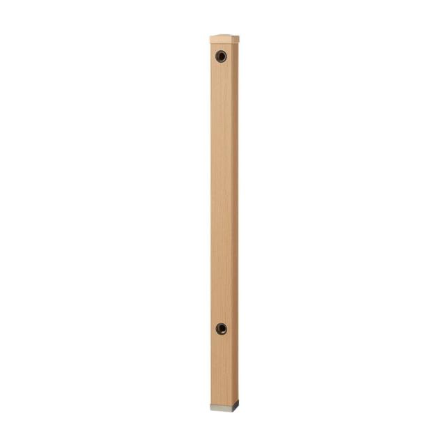 サンエイ SANEI 全面木目調水栓柱 水栓取付2ヶ所 ライトブラウン T803W-60X900-LBR