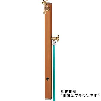 サンエイ SANEI 全面木目調水栓柱 水栓取付3ヶ所 ライトブラウン T803BW-60X900-LBR_2