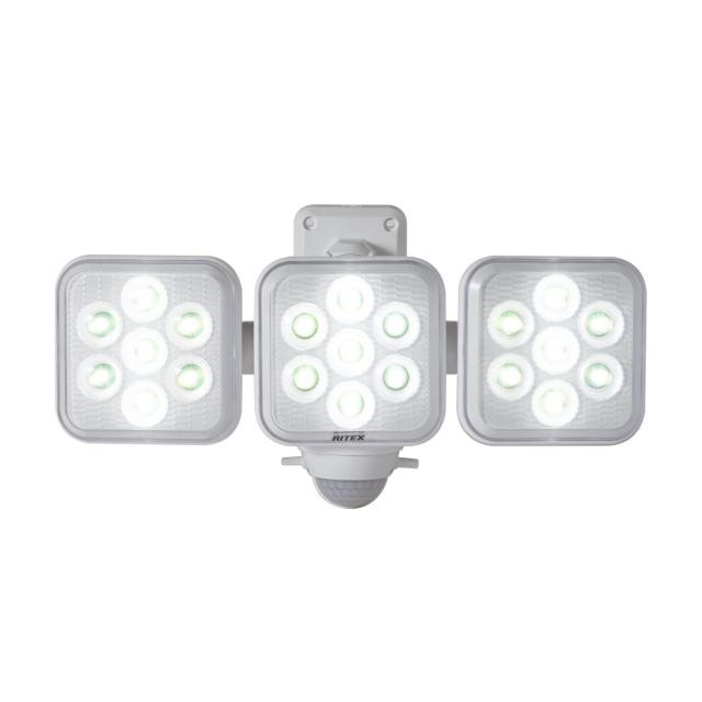 LED乾電池センサーライト 5W×3灯 フリーアーム式 LD-320 ライテックス アークランズ