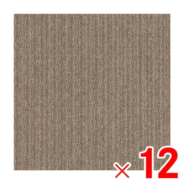 東リ 吸着タイルカーペット ニューピタコ40 NP403 グレージュ ×12個 ケース販売