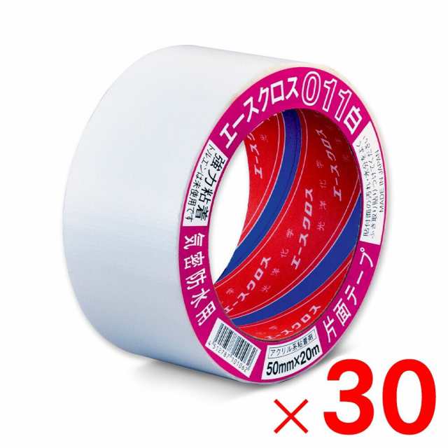 光洋化学 エースクロス011白 気密防水用 50mm×20m 片面テープ ×30個 ケース販売の通販はau PAY マーケット  アークランズオンライン au PAY マーケット支店 au PAY マーケット－通販サイト