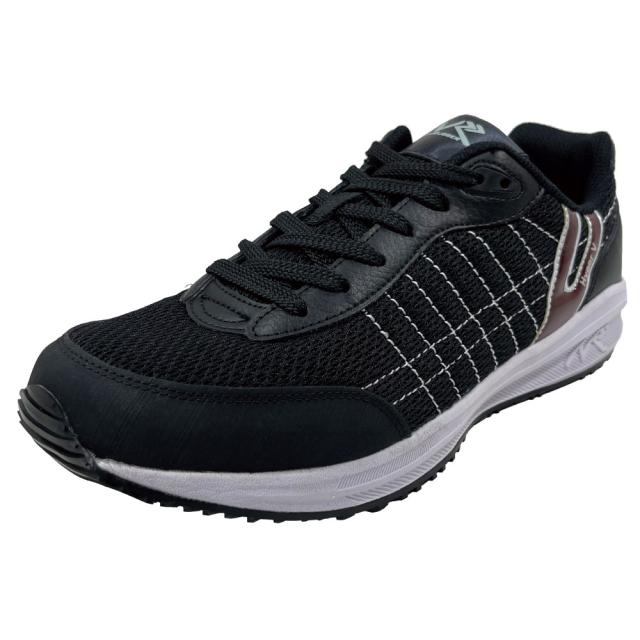 日進ゴム 作業靴 ハイパーV #005 先芯なしスニーカー ブラック 22.5cm 介護シューズの通販は