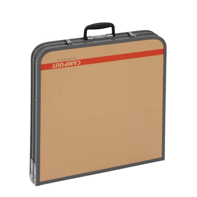 キャプテンスタッグ アウトドアテーブル キャンプアウト アルミ4Wayテーブル 90×45   タン×ダークグレー キャプテンスタッグ キャンプアウト アルミ4WAYテーブル 90×45cm タン