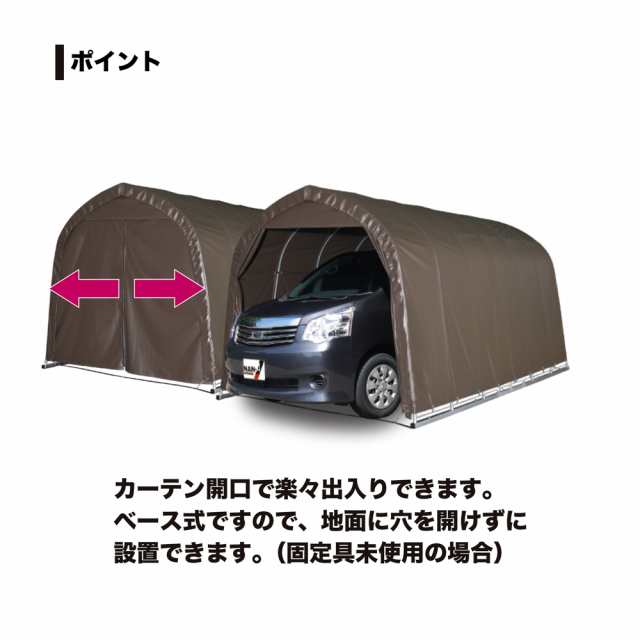 南栄工業 パイプ車庫 ベース式 中型BOX用 2748BSB 「5梱包」 【大型便・時間指定不可】の通販はau PAY マーケット  アークランズオンライン au PAY マーケット支店 au PAY マーケット－通販サイト