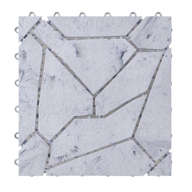 ワタナベ工業 ジョイント式床材 システムストーン グレー 30×30cm SS-300-GY ×30個 ケース販売 ワタナベ工業 ジョイント式床材 システムストーン グレー 30×30cm SS-300-GY ×30個 ケース販売