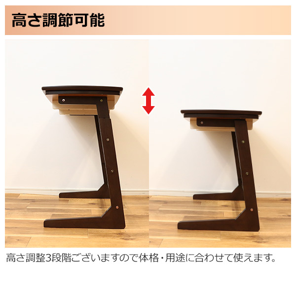 山善 デスクこたつ こたつ布団セット ダークブラウン GDX-F752 DB -FSET