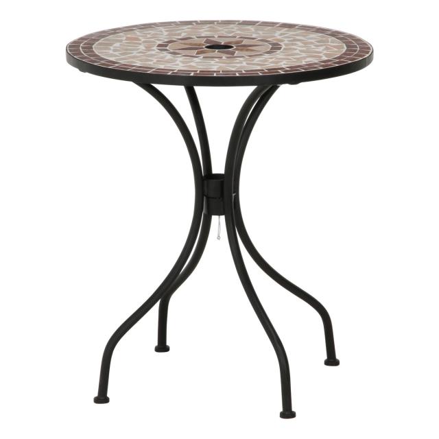 不二貿易 モザイクテーブル 星柄 US142092 【メーカー直送・代引不可・置配不可・配送地域限定】の通販は 7,846円