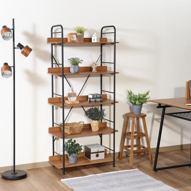 不二貿易 マルチシェルフ5段 SMART BE-B5 【メーカー直送・代引不可・置配不可・配送地域限定】の通販は