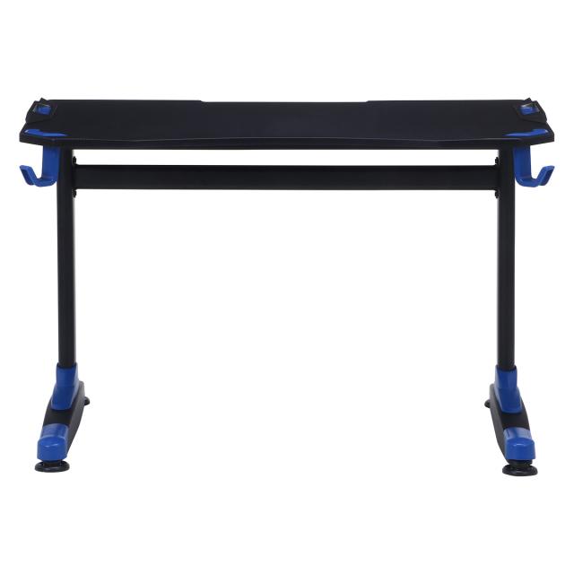 不二貿易 ゲーミングデスク GAMING DESK XeNO ゼノ イージー01 BLUE AA-1802 【メーカー直送・代引不可・置配不可・配送地域限定】