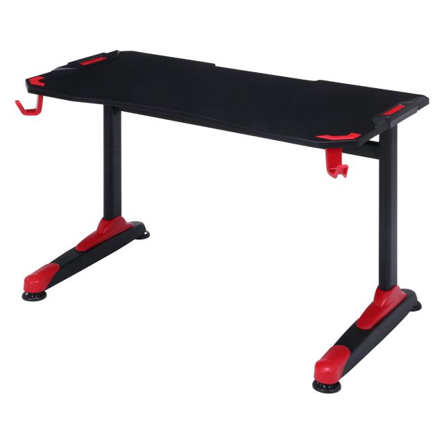 不二貿易 ゲーミングデスク GAMING DESK XeNO ゼノ イージー01 RED AA-1802 【メーカー直送・代引不可・置配不可・配送地域限定】