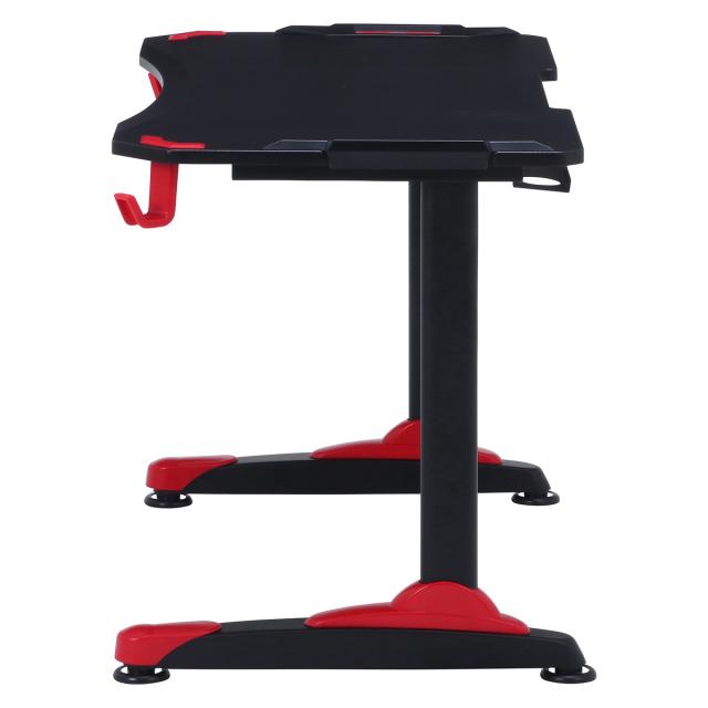 不二貿易 ゲーミングデスク GAMING DESK XeNO ゼノ イージー01 RED AA-1802 【メーカー直送・代引不可・置配不可・配送地域限定】