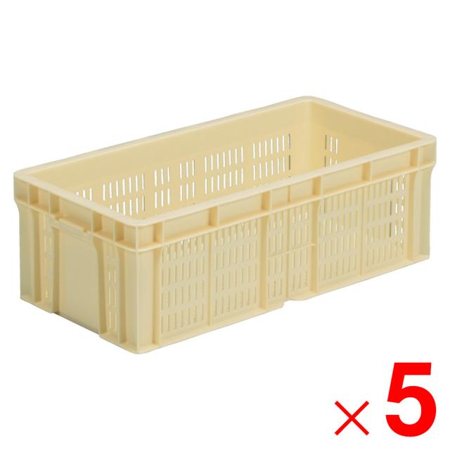 【法人限定】サンコー サンテナー B#27T クリーム 102655-00 ×5個 セット販売 【メーカー直送・代引不可・置配不可】