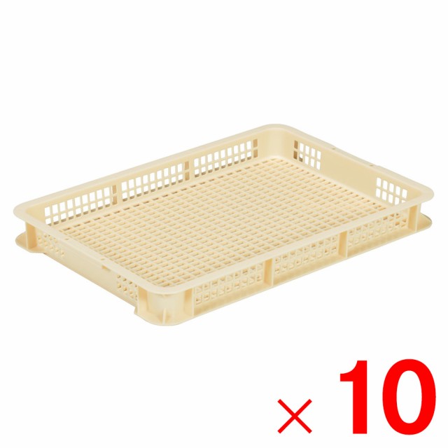 【法人限定】サンコー サンテナー B#18-7 クリーム 101855-00 ×10個 セット販売 【メーカー直送・代引不可・置配不可】の通販は
