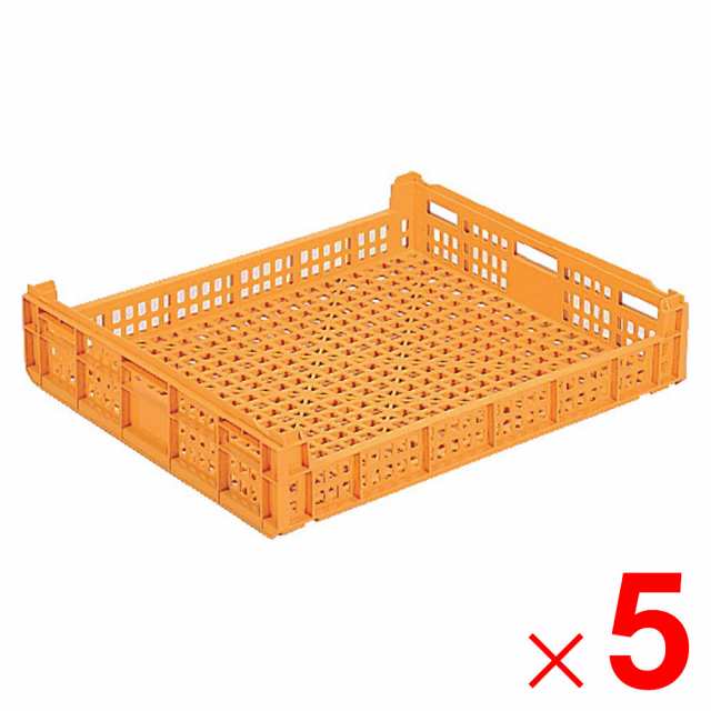 【法人限定】サンコー サンテナー D#40 オレンジ 103703-00 ×5個 セット販売 【メーカー直送・代引不可・置配不可】