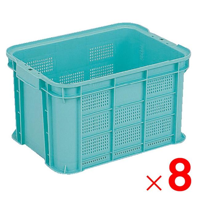 【法人限定】サンコー サンテナー B#23-2 ライトブルー 102004-00 ×8個 セット販売 【メーカー直送・代引不可・置配不可】の通販は