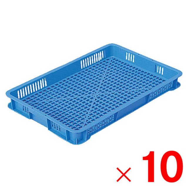 【法人限定】サンコー サンテナー B#37-3 ブルー 101453-00 ×10個 セット販売 【メーカー直送・代引不可・置配不可】の通販は