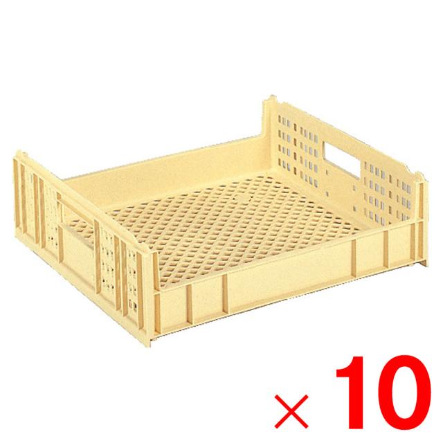 【法人限定】サンコー サンテナー D#36 クリーム 103601-00 ×10個 セット販売 【メーカー直送・代引不可・置配不可】の通販は