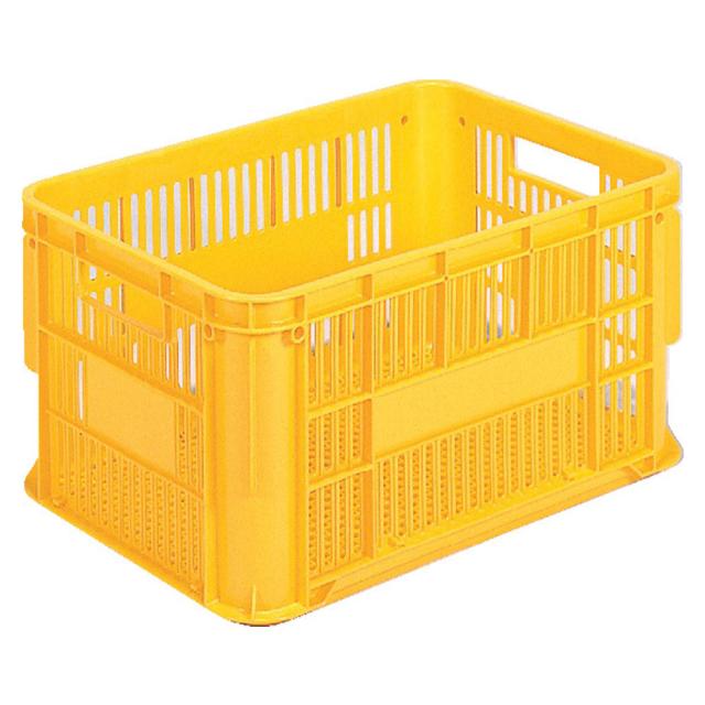 【法人限定】サンコー サンテナー B#80-3 イエロー 106901-00 ×6個 セット販売 【メーカー直送・代引不可・置配不可】_1