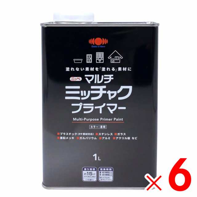 ニッペホームプロダクツ マルチミッチャクプライマー 1L ×6個 ケース販売の通販は
