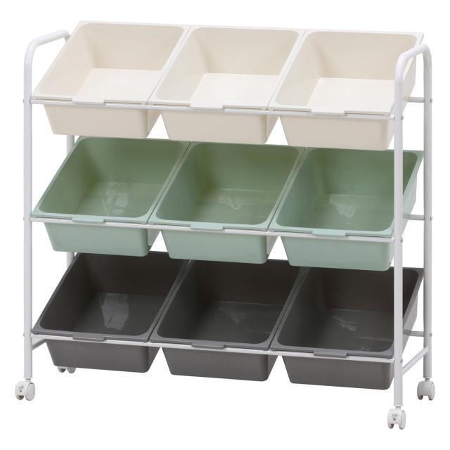 不二貿易 キッズラック coLor 9マス BN115 【メーカー直送・代引不可・置配不可・配送地域限定】の通販は 6,721円