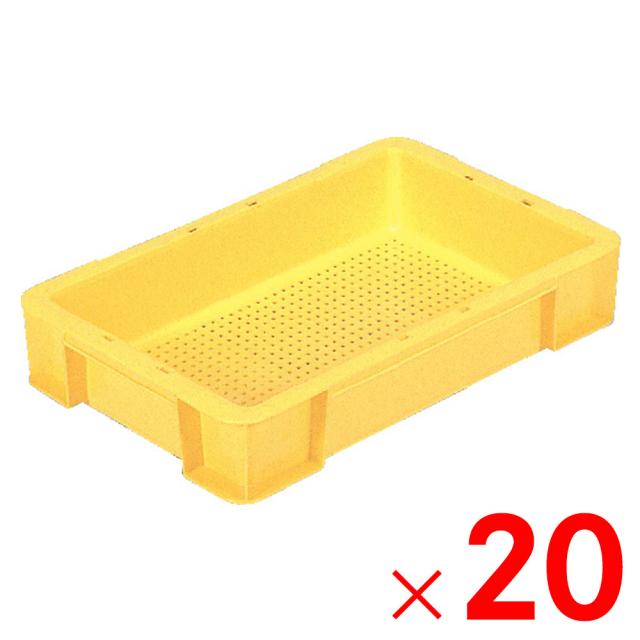 【法人限定】サンコー サンボックス #7M イエロー 200710-00 ×20個 セット販売 【メーカー直送・代引不可・置配不可】