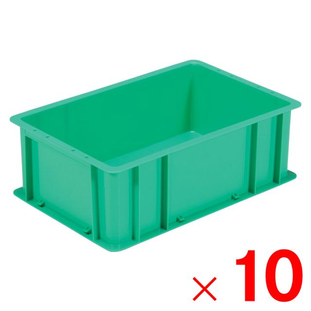 【法人限定】サンコー サンボックス #19-N グリーン 201916-00 ×10個 セット販売 【メーカー直送・代引不可・置配不可】