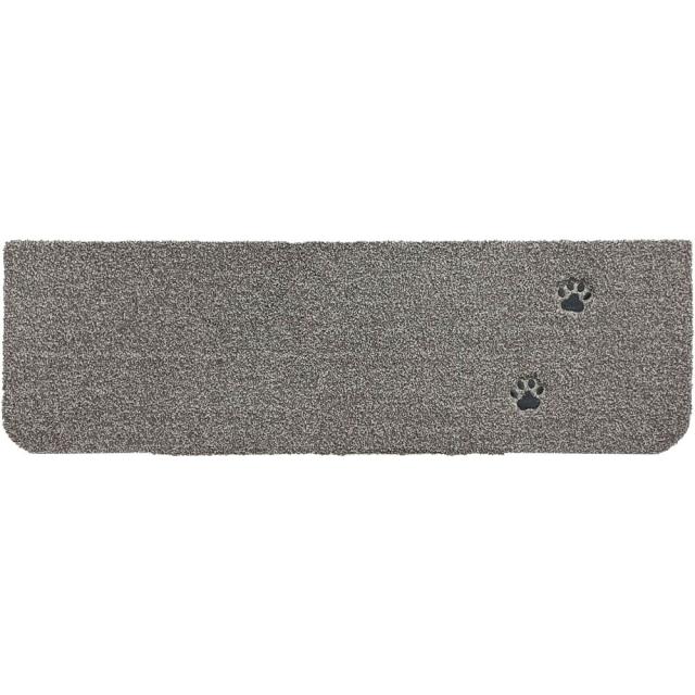 ラグタス 階段マット てくてく肉球 22×70cm グレー GRY ×15枚 ケース販売_1