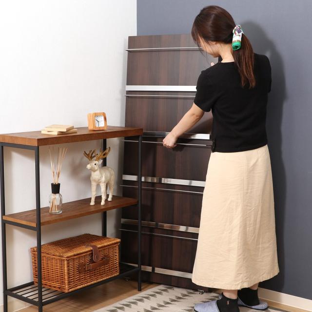 不二貿易 ウッドマガジンラック デコール 5段 ワイド HGL-5814